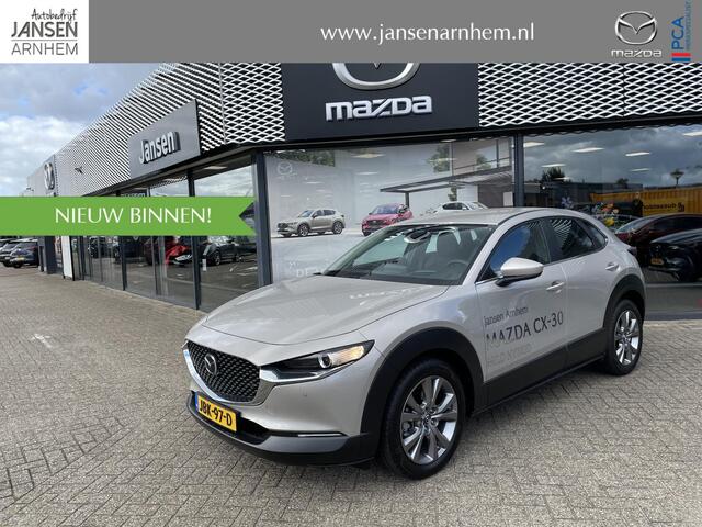 Mazda CX-30 2.0 e-SkyActiv-X 186 M Hybrid Centre Line , Demovoordeel ¤ 5.040,-, Adap. Cruise, Clima, Stoelverwarming, Stuurverwarming, LMV 18 Inch, Stoffen bekleding, Camera, PDC, Navi, HUD, Apple Carplay