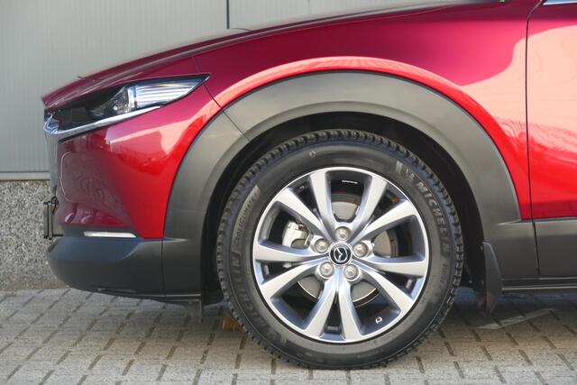 Mazda CX-30 2.0 e-SkyActiv-X M Hybrid Luxury | TREKHAAK | 360* CAMERA | LEER | ALL-SEASON BANDEN | RIJKLAARPRIJS |
