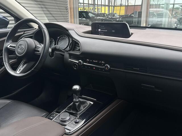 Mazda CX-30 2.0 e-SkyActiv-X M Hybrid Luxury / Afneembare Trekhaak / Open dak / Elek. verstelbare bestuurdersstoel / Stoel + stuurverwarming / Head-up display / Leder / Carplay, Android Auto / Bose audio / Volledig dealer onderhouden /