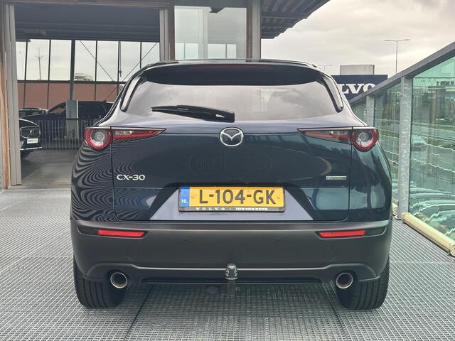 Mazda CX-30 2.0 e-SkyActiv-X M Hybrid Luxury / Afneembare Trekhaak / Open dak / Elek. verstelbare bestuurdersstoel / Stoel + stuurverwarming / Head-up display / Leder / Carplay, Android Auto / Bose audio / Volledig dealer onderhouden /