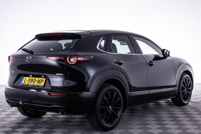 Mazda CX-30 2.0 e-SkyActiv-X M Hybrid Comfort AUTOMAAT | TREKHAAK | 18"VELGEN BLACK GLOSS | APPLE CARPLAY | A.CAMERA | HEAD UP DISPLAY | NAVIGATIE | NED. AUTO | DEALER ONDERHOUDEN |