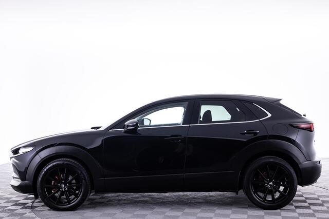 Mazda CX-30 2.0 e-SkyActiv-X M Hybrid Comfort AUTOMAAT | TREKHAAK | 18"VELGEN BLACK GLOSS | APPLE CARPLAY | A.CAMERA | HEAD UP DISPLAY | NAVIGATIE | NED. AUTO | DEALER ONDERHOUDEN |