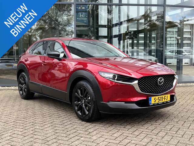 Mazda CX-30 2.0 e-SkyActiv-X 186pk M Hybrid Homura 1e EIGENAAR | NED. AUTO |* 6JAAR GARANTIE | DODEHOEKDETECTIE | ACHTERUITRIJCAMERA | PARKEERSENSOREN V+A | NAVIGATIE | ELEKTR. ACHTERKLEP |