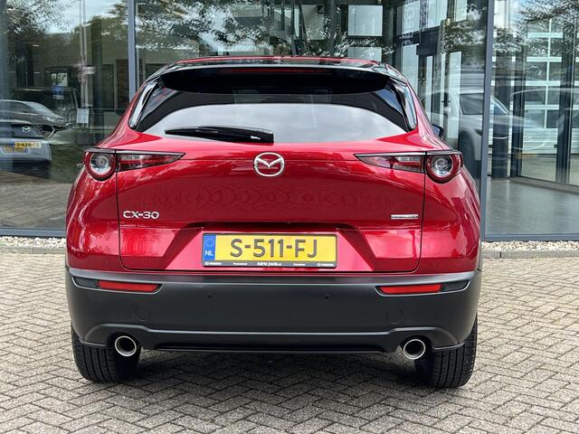 Mazda CX-30 2.0 e-SkyActiv-X 186pk M Hybrid Homura 1e EIGENAAR | NED. AUTO |* 6JAAR GARANTIE | DODEHOEKDETECTIE | ACHTERUITRIJCAMERA | PARKEERSENSOREN V+A | NAVIGATIE | ELEKTR. ACHTERKLEP |