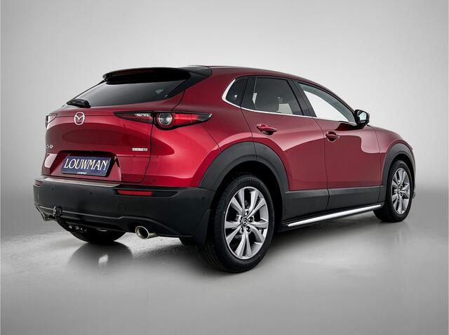 Mazda CX-30 2.0 e-SkyActiv-X M Hybrid Luxury | Trekhaak | Sportpakket | Leder | Elec Stoelen |
