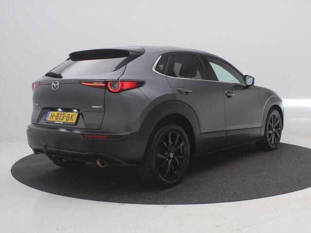 Mazda CX-30 2.0 e-SkyActiv-X M Hybrid Luxury AUTOMAAT / Trekhaak / 1300kg Trekgewicht / Dealeronderhouden / Lederen Bekleding / HUD Display / Adaptieve Cruise Control /