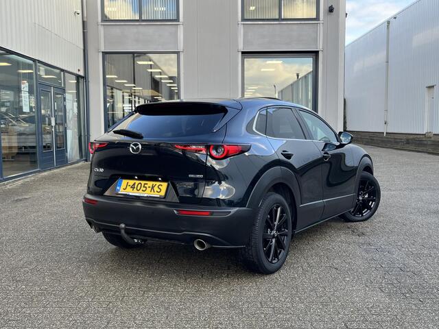 Mazda CX-30 2.0 e-SkyActiv-X M Hybrid Luxury | NL Auto/1e Eig/Voll.Historie/Leder/Navi/Adapt.Cruise/Clima/Elektr.Schuif-Kanteldak/Apple CarPlay-AndroidAuto/Afn.Trekhaak