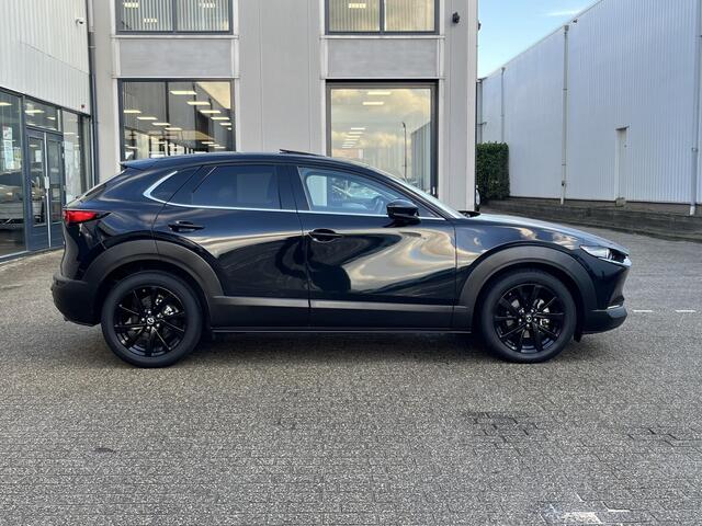 Mazda CX-30 2.0 e-SkyActiv-X M Hybrid Luxury | NL Auto/1e Eig/Voll.Historie/Leder/Navi/Adapt.Cruise/Clima/Elektr.Schuif-Kanteldak/Apple CarPlay-AndroidAuto/Afn.Trekhaak