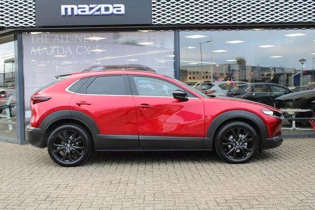 Mazda CX-30 2.0 e-SkyActiv-X M Hybrid Homura , Clima, LMV 18 Inch, Stoelverwarming, Navi, Apple Carplay, HUD, PDC, Camera, Elektrische klep, Adap. Cruise, Stoffen bekleding