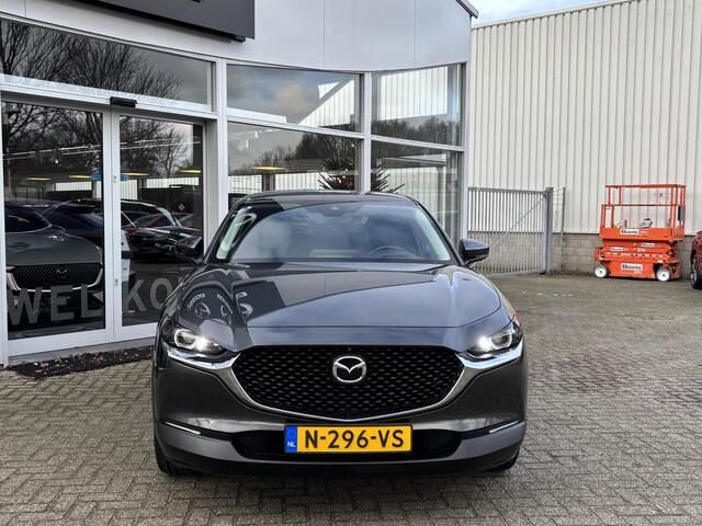 Mazda CX-30 2.0 e-SkyActiv-X M Hybrid Luxury NL-Auto. 1e Eig., Dealer Ondh. Leer, Head-up display, 360 Camera, Ad. Cruise Contr., Navigatie, Apple Carplay/ Android Auto, Electr. A-Klep. 186 PK Motor