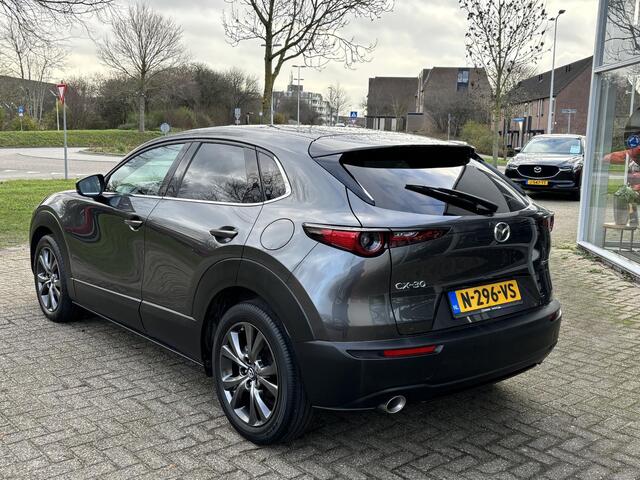 Mazda CX-30 2.0 e-SkyActiv-X M Hybrid Luxury NL-Auto. 1e Eig., Dealer Ondh. Leer, Head-up display, 360 Camera, Ad. Cruise Contr., Navigatie, Apple Carplay/ Android Auto, Electr. A-Klep. 186 PK Motor