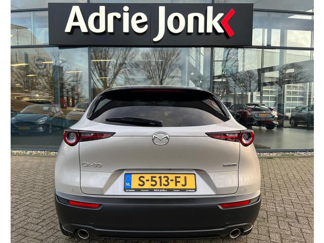 Mazda CX-30 2.0 e-SkyActiv-X M Hybrid Luxury AUTOMAAT | LEDER | Bose AUDIO | EL.A. KLEP | CAMERA | STOEL- en STUUR VERWARMING | APPLE CARPLAY | HEAD-UP DISPLAY | NED. AUTO | GARANTIE t/m 01-2029 |