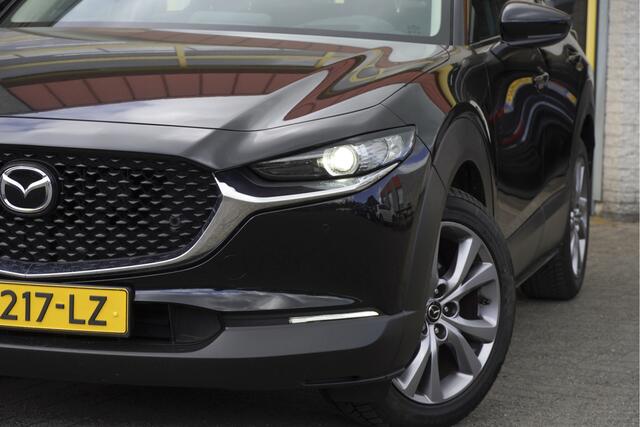 Mazda CX-30 2.0 e-SkyActiv-X M Hybrid 180PK! Comfort BJ2020 Lmv 18" | Led | Pdc | Navi | Keyless entry | Elektrische achterklep | Achteruitrijcamera | Climate control | Cruise control | Verwarmde voorstoelen | Verwarmd stuurwiel | Getint glas