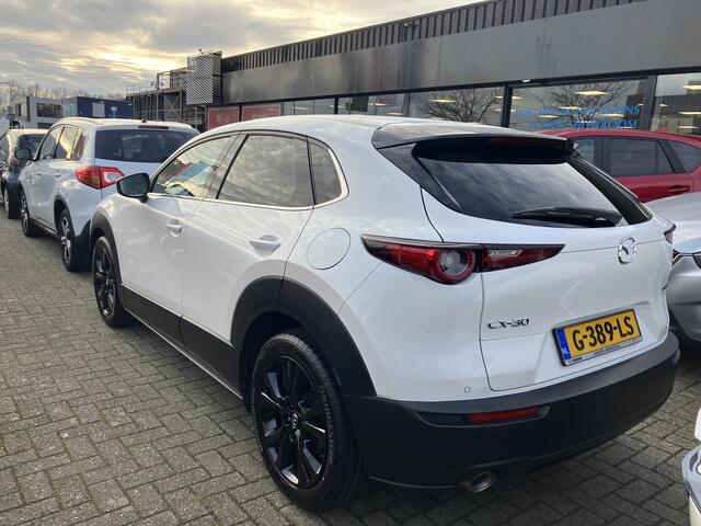 Mazda CX-30 2.0 e-SkyActiv-X 180 M Hybrid Luxury , Automaat, Trekhaak, Leder, Bose, Adap.Cruise, Camera, Navi, Stoel/Stuurverwarming, Clima, Apple Carlay, Android Auto, HUD, LMV 18 Inch, LKA, PDC,