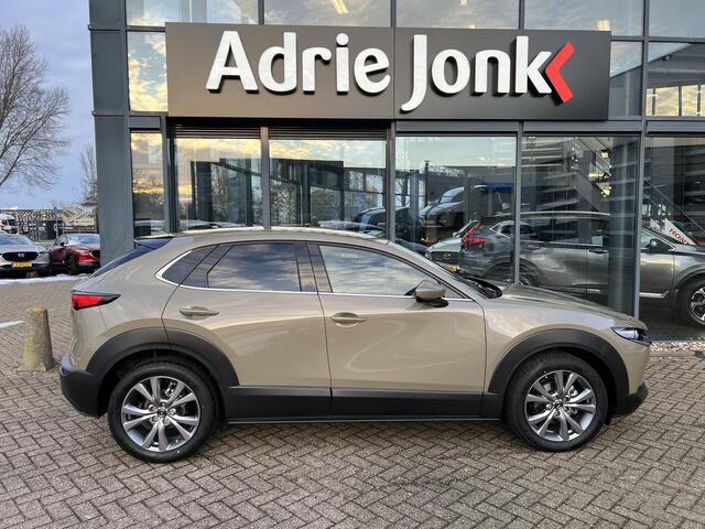 Mazda CX-30 2.5 e-SkyActiv-G M Hybrid Takumi | AUTOMAAT |LEDER | Bose AUDIO | 360 CAMERA | EL.A.KLEP | Bijna NIEUWE AUTO | ¤ 9.500,- voordeel!!!
