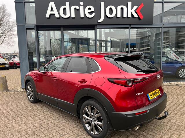 Mazda CX-30 2.0 e-SkyActiv-X M Hybrid Luxury AUTOMAAT | TREKHAAK | LAGE KM STAND 23.223KM | CAMERA | Bose AUDIO | LEDER | HEUD-UP | APPLE/ANDROID | 1e EIGENAAR | NED. AUTO |