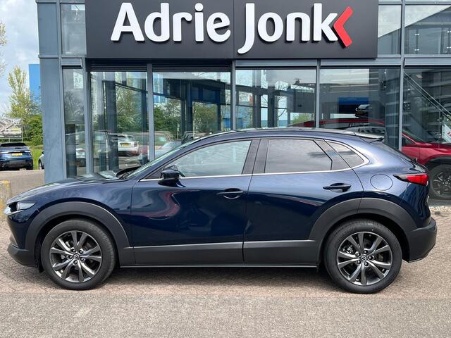 Mazda CX-30 2.0 e-SkyActiv-X M Hybrid Luxury | TREKHAAK | 1E EIG | NED AUTO | LEER | APPLE + ANDROID AUTO | STOEL + STUURVERWARMING | 18INCH |