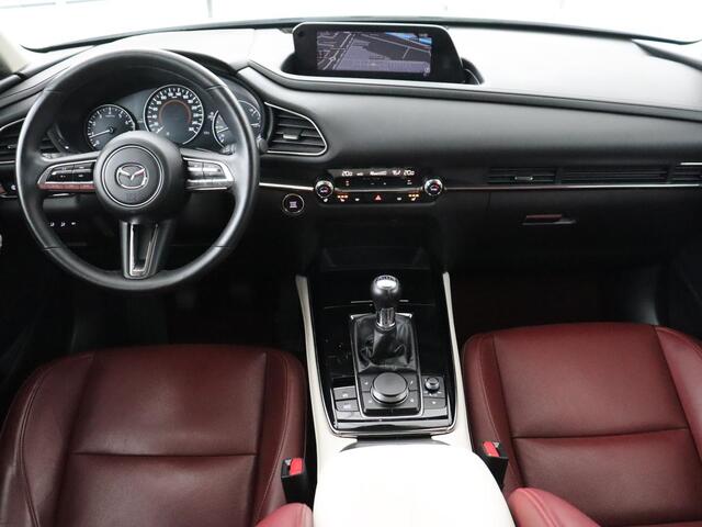Mazda CX-30 2.0 e-SkyActiv-X M Hybrid 100th Anniversary Edition | Schuifdak | Leder | Trekhaak | 360 Camera | Stoelverwarming | Carplay | Adaptive cruise | Keyless | Head-Up | Bose Sound | Full LED