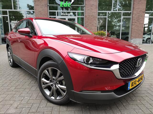 Mazda CX-30 2.0 e-SkyActiv-X M Hybrid Luxury Afn.trekhaak - Leder - Head-up display - Adaptive Cr.control - Bose - 18Inch LMV