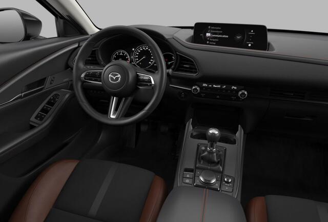 Mazda CX-30 2.5 e-SkyActiv-G M Hybrid Nagisa | BOSE | Half Leder/Suede bekleding | Elektrische kofferbakklep