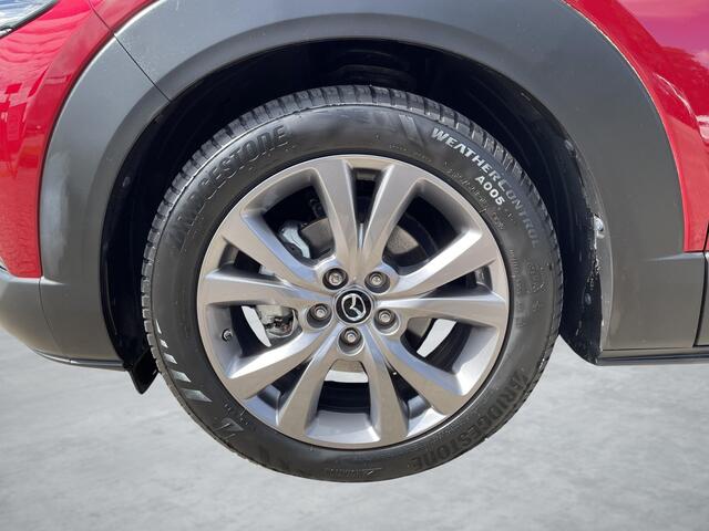 Mazda CX-30 2.0 e-SkyActiv-X M Hybrid Comfort Leder, Camera, All Season, Adap.Cruise, Stoel/Stuurverwarming, Clima, Navi, Apple Carplay, Android Auto, LMV 18 Inch, PDC, LKA,