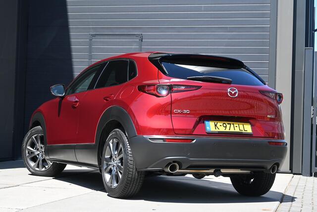 Mazda CX-30 2.0 e-SkyActiv-X M Hybrid Luxury | AUTOMAAT | AFN. TREKHAAK | CAMERA | STUUR/STOELVERWARMING | NAVI | BOSE | HEAD-UP | LEDER | MEMORY | ADAPT. CRUISE CONTROL | CLIMATE CONTROL | PDC | LMV