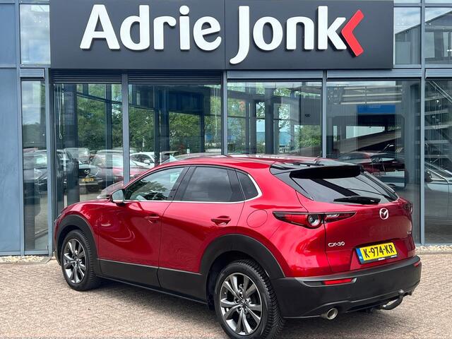 Mazda CX-30 2.0 e-SkyActiv-X M Hybrid Luxury AFNEEMBARE TREKHAAK | NAVIGATIE | LEDER | 1e EIGENAAR | NED.AUTO | STOEL- en STUURVERWARMING | EL. KLEP | BOSE AUDIO | DEALER ONDERHOUDEN | 360 CAMERA |
