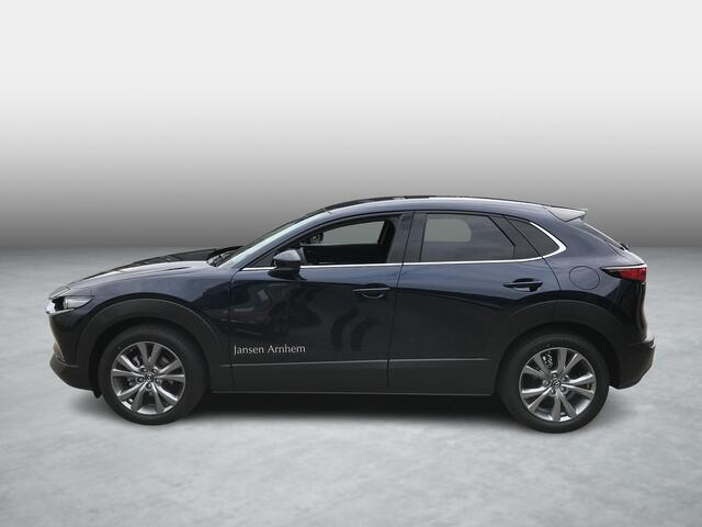 Mazda CX-30 2.5 e-SkyActiv-G M Hybrid Exclusive-Line Business , ¤3.000,- demovoordeel, Automaat, 18 Inch LMV, Apple Carplay, 360 View, Bose, Cruise & Traffic Support, LKA, SCBS, Auto. Achterklep