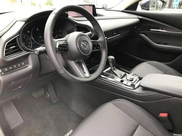 Mazda CX-30 2.5 e-SkyActiv-G M Hybrid Exclusive-Line Business , ¤3.000,- demovoordeel, Automaat, 18 Inch LMV, Apple Carplay, 360 View, Bose, Cruise & Traffic Support, LKA, SCBS, Auto. Achterklep