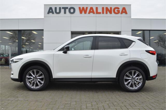Mazda CX-5 2.0 SkyActiv-G 165 Sport 360 Camera | LED koplampen | Carplay | Parelmoer wit | Trekhaak | Headup | Stuur + Stoelverwarming