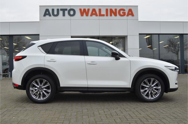Mazda CX-5 2.0 SkyActiv-G 165 Sport 360 Camera | LED koplampen | Carplay | Parelmoer wit | Trekhaak | Headup | Stuur + Stoelverwarming