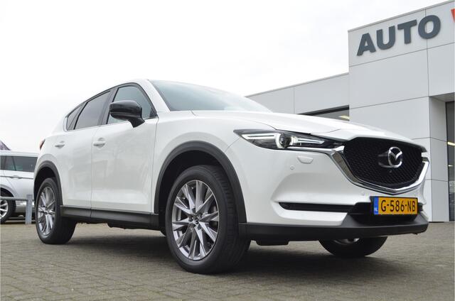 Mazda CX-5 2.0 SkyActiv-G 165 Sport 360 Camera | LED koplampen | Carplay | Parelmoer wit | Trekhaak | Headup | Stuur + Stoelverwarming