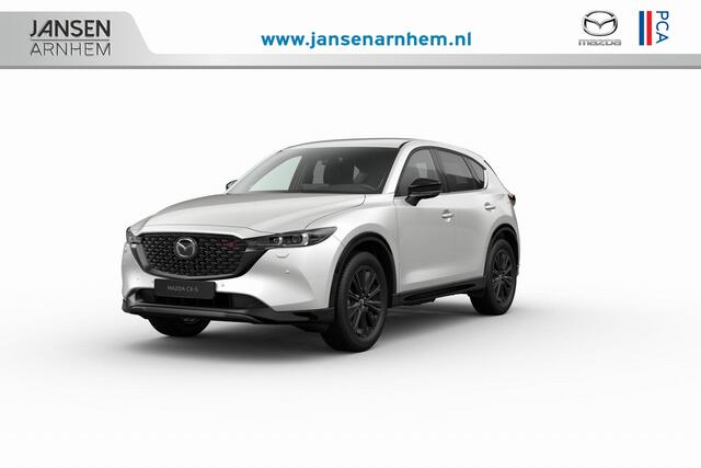 Mazda CX-5 e-Skyactiv G 165 6AT FWD Homura Comfort Pack | 19-inch lichtmetalen velgen, Black Metallic | 360° View Monitor | 7-inch digitale meterset
