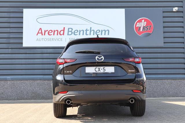 Mazda CX-5 2.0 e-SkyActiv-G M Hybrid 165 Exclusive-Line - Zwart Leer Pakket - Jet Black