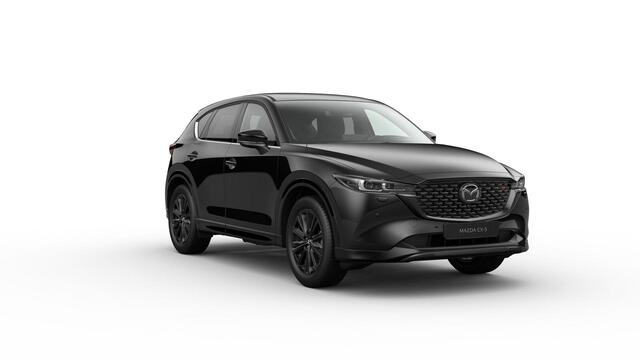 Mazda CX-5 e-Skyactiv G 165 6AT FWD Homura Comfort Pack & Sunroof Pack | 19-inch lichtmetalen velgen, Black Metallic | 360° View Monitor | 7-inch digitale meterset