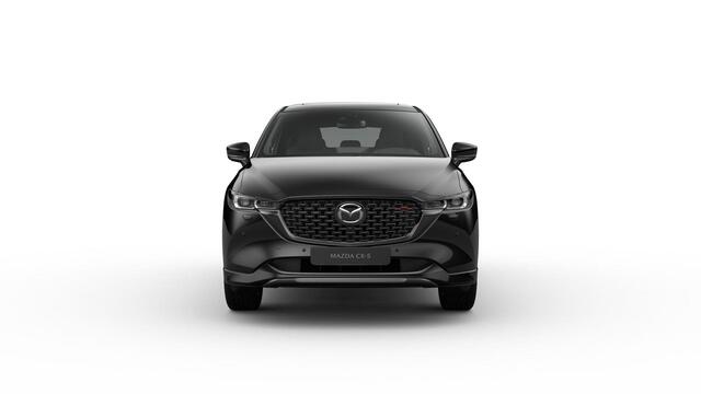 Mazda CX-5 e-Skyactiv G 165 6AT FWD Homura Comfort Pack & Sunroof Pack | 19-inch lichtmetalen velgen, Black Metallic | 360° View Monitor | 7-inch digitale meterset