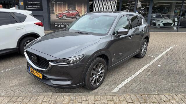 Mazda CX-5 2.5 4WD SkyActiv-G 194 Signature , Automaat, Trekhaak, Schuifdak, Leder, Adap.Cruise, 360 Camera, Bose, HUD, LMV 19 Inch, Navi, Clima, Stuur/Stoelverwarming/Ventilatie