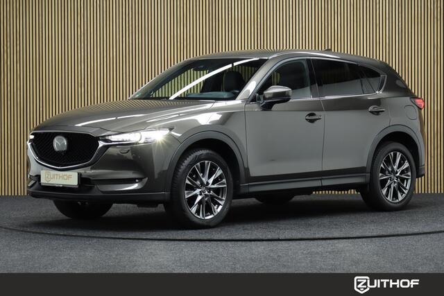 Mazda CX-5 2.0 SkyActiv-G 165 Business Luxury | Adaptive-cruise | Afneembare Trekhaak | 360 Graden Camera | Elek. Achterklep | Apple Carplay | Head-up Display | Keyless | Leder | Dodehoekdetectie