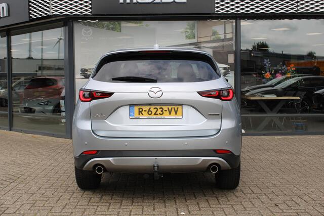 Mazda CX-5 2.0 SkyActiv-G 165 Newground Automaat, Trekhaak, All Season, LMV 19 Inch, Navi, Clima, Stoelverwarming, Stuurverwarming, Half Leder, Apple Carplay, HUD, Cruise, LKA, Elektrische klep