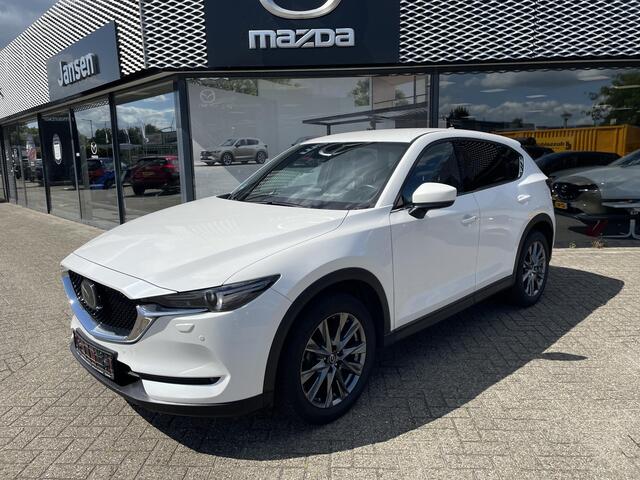 Mazda CX-5 2.5 4WD SkyActiv-G 194 Signature , Automaat, Trekhaak, Adap. Cruise, 360 Camera, Stoelverwarming, Stoelverkoeling, Stuurverwarming, LMV 19 Inch, Bose, HUD, Navi, Apple Carplay, LKA, Clima, AWD