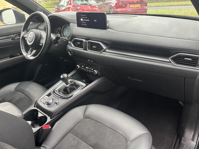 Mazda CX-5 2.0 SkyActiv-G 165 Sportive NL-Auto, 1e Eig., Dealer Ondh., Navigatie, Apple Carplay/ Android Auto, Camera 360, Head-up display, A. klep Electr., Stuur & Stoel verw., Keyless entry