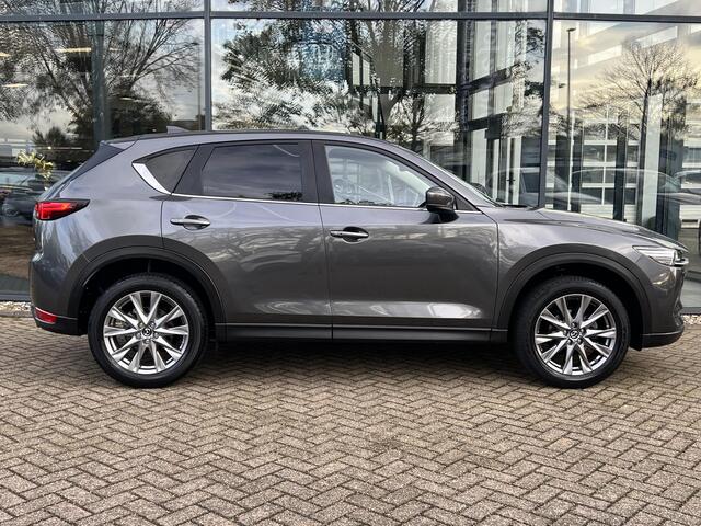 Mazda CX-5 2.0 SkyActiv-G 165 Style Selected AUTOMAAT | TREKHAAK | BOSE | ELEKTR. STOELEN | DODEHOEKDETECTIE | STOEL- EN STUURVERWARMING | LEDER | 360° CAMERA | PARKEERSENSOREN V+A | CARPLAY |