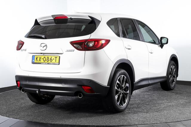 Mazda CX-5 2.0 SkyActiv-G 165 GT-M Line 2WD 165 PK - Automaat | Cruise | Stoelverw. | Trekhaak | Elek. Stoel | PDC | Camera | NAV | ECC | Leder | LM 19" |