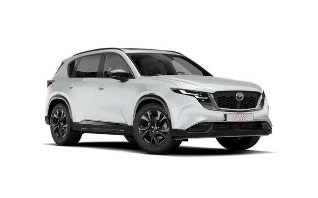 Mazda CX-5 Homura - Zwart lederen interieur | 19-inch lichtmetalen velgen, Black | Alarmsysteem | Automatisch dimmende binnenspiegel met randloos design