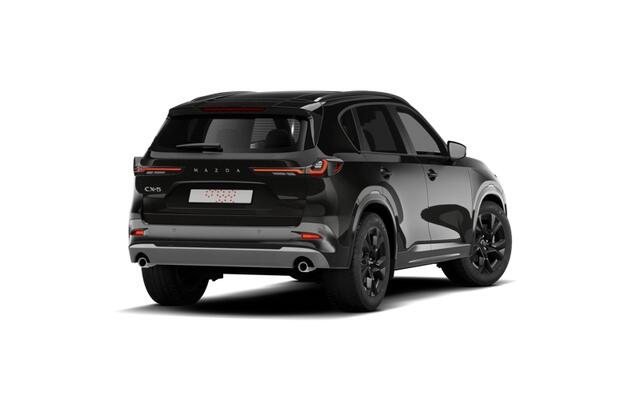 Mazda CX-5 Homura - Tan lederen interieur | 19-inch lichtmetalen velgen, Black | Alarmsysteem | Automatisch dimmende binnenspiegel met randloos design
