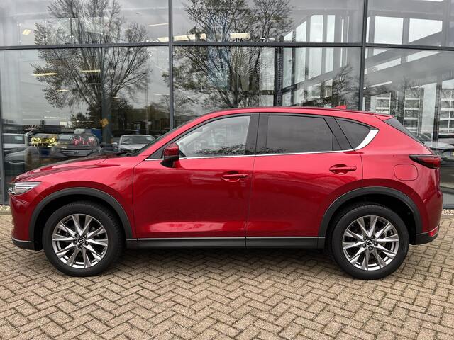 Mazda CX-5 2.0 SkyActiv-G 165 Luxury TREKHAAK | 360 CAMERA | LEDER | HEAD-UP | STOEL VERWARMING | STOEL VENTILATIE | NED. AUTO | DEALER ONDERHOUDEN | LAGE KM STAND 53.273