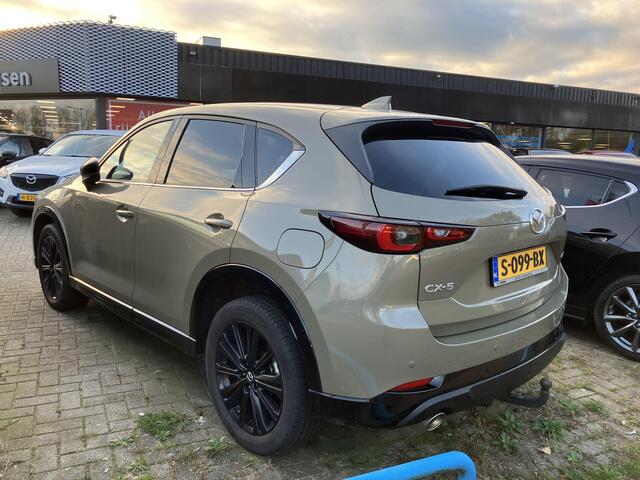 Mazda CX-5 2.0 SkyActiv-G 165 Homura Limited , Automaat, Half Leder, Trekhaak, Navi, 360 Camera, Clima, Adap.Cruise, Apple Carplay, Android Auto, Stoel/Stuurverwarming, HUD, LMV 19 Inch, PDC, LKA, BSM,