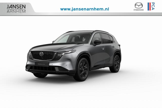 Mazda CX-5 Homura - Tan lederen interieur & Panoramic Pack | 19-inch lichtmetalen velgen, Black | Alarmsysteem | Automatisch dimmende binnenspiegel met randloos design