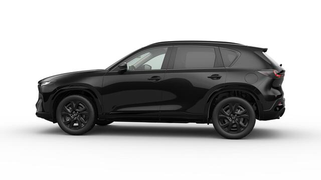 Mazda CX-5 Homura - Zwart lederen interieur | 19-inch lichtmetalen velgen, Black | Alarmsysteem | Automatisch dimmende binnenspiegel met randloos design