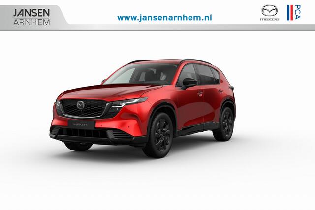 Mazda CX-5 Homura - Zwart lederen interieur & Panoramic Pack | 19-inch lichtmetalen velgen, Black | Alarmsysteem | Automatisch dimmende binnenspiegel met randloos design